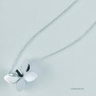 Pendant - Sculpted "Butterfly" in S/S w. 16" Chain.