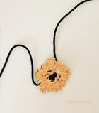 Pendant - Sculpted "Dahlia"   in Sterling Silver