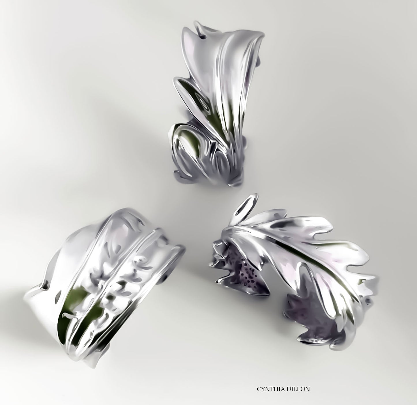 Bracelet - "Another Leaf" in Sterling Silver