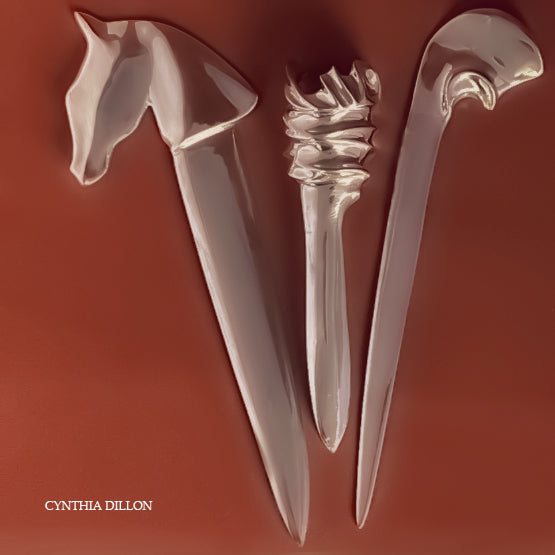 Object ~ Sculpted "Shell" Letter Opener in Sterling Silver