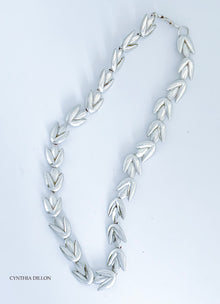 Necklace ~ Sculpted "Tulips" in Sterling Silver