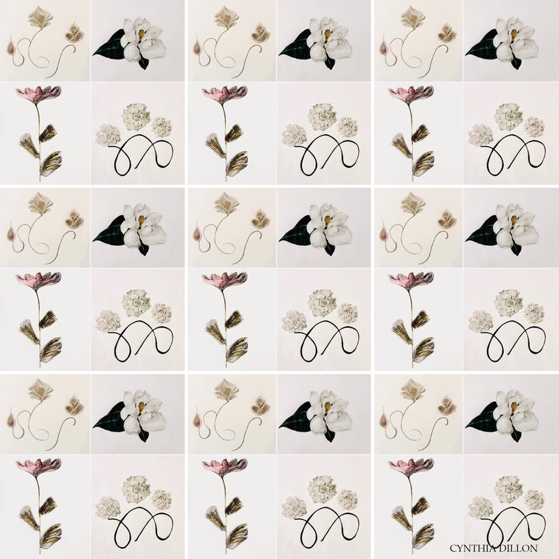 Kimono ~ Imginary Flowers...in the Wild ... Kimono in 100% Silk