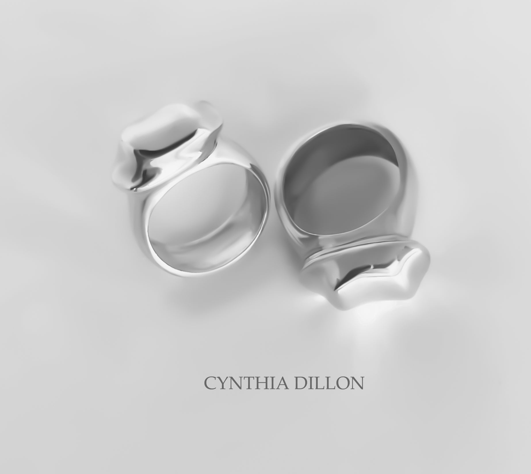 Rings ~ Sculpted "Baroque" Ring in Sterling Silver