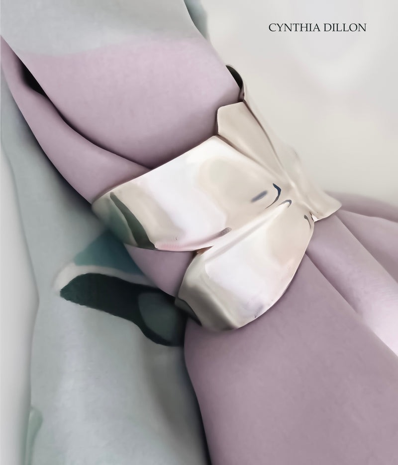 Bracelet - Sculpted "Butterfly" (Med.) in Sterling Silver