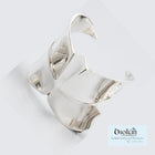 Bracelet - Sculpted "Butterfly" (Med.) in Sterling Silver - DiolunDesigns