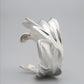 Bracelet - Sculpted "Leaves" in Sterling Silver.
