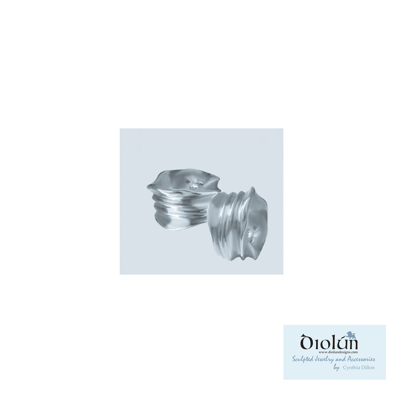 Rings ~ Sculpted "Spiral" ring in Sterling Silver - DiolunDesigns