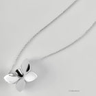 Pendant - Sculpted "Butterfly" in S/S w. 16" Chain.