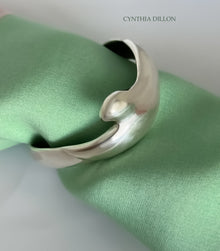 Bracelet - Sculpted "Eagle" ( Small ) in Sterling Silver  (Two  pieces in photo).