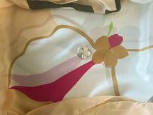 Shawl- Silk - Flower 5 Petals - Pink