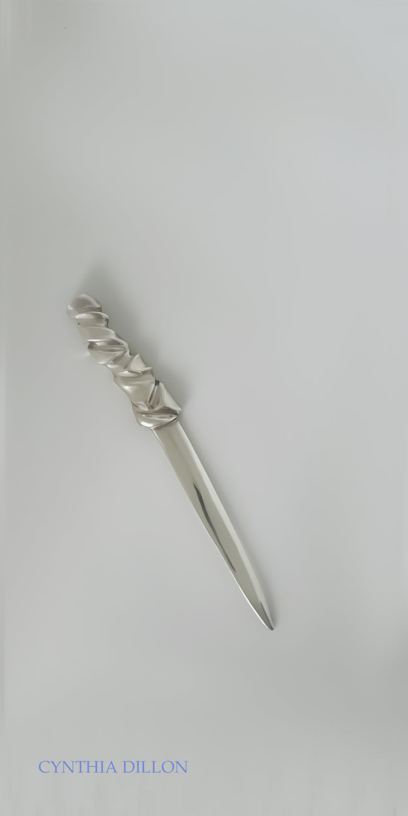 Objects ~ Sculpted "Rocks" Letter Opener in Sterling Silver
