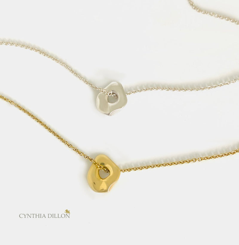 Pendant - Sculpted Mini "Sculpture 1" w. 16" Chain - DiolunDesigns