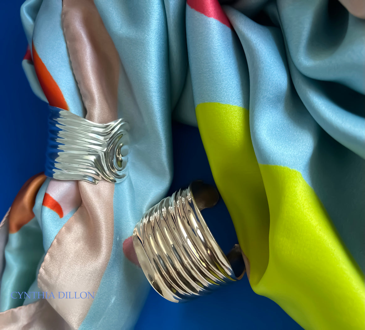 Bracelet - Sculpted "Shell" in Sterling Silver.