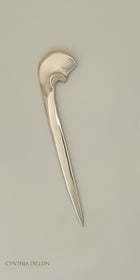 Object ~ Sculpted "Shell" Letter Opener in Sterling Silver