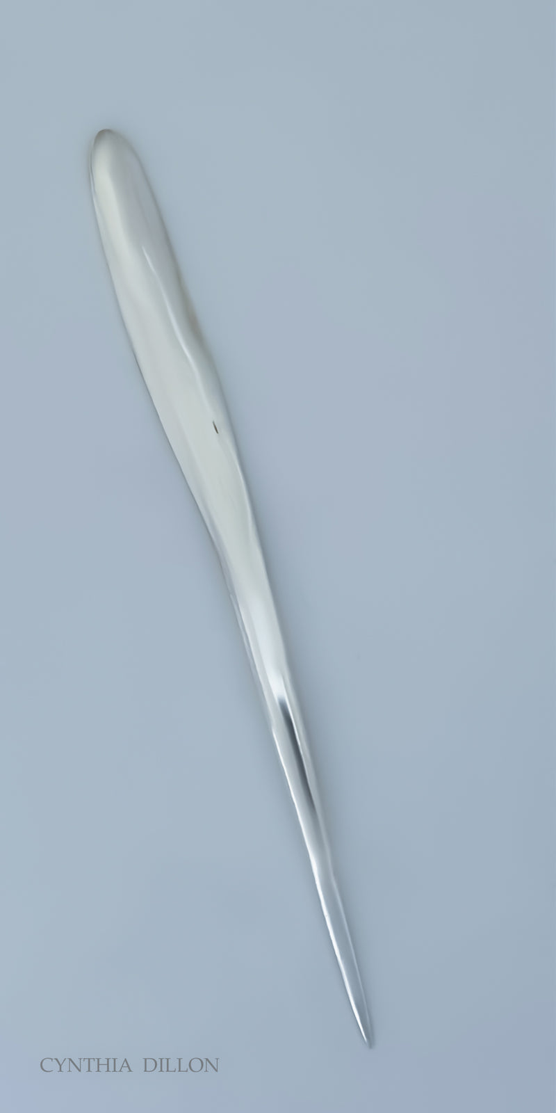 Objects ~ Sculpted  "Drywood" Letter Opener in Sterling Silver